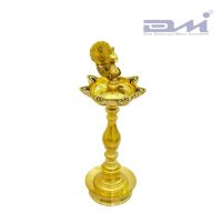 7-Faced Brass Samai Peacock Design