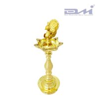 7-Faced Brass Samai Diya """ಏಳು ಮುಖದ ನವಿಲು ಹಿತ್ತಾಳೆ ಸಮೈ (Eḷu Mukhada Navilu Pittalada Samai)""" "सात तोंडाचा मोरासह पितळी समई (Sāt Tondāchā Morāsah Pitaḷī Samai)" सात मुखाचो मोराचो पितळ समई "ஏழு முகத்தோடு மயில் பித்தளை சமை (Ezhu Mugaththodu Mayil Piththalai Samai)" "ഏഴ്മുഖം തഞ്ചാവൂർ മയം വിളക്ക് (Ezhu Mukham Thanjavur Mayam Vilakku)"